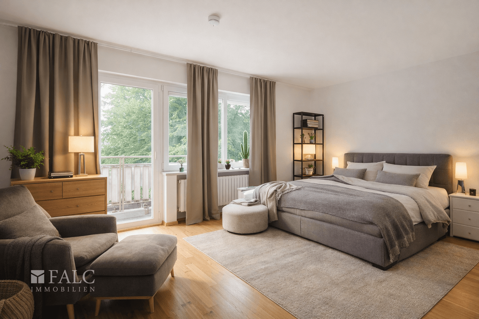 Einrichtungsbeispiel Schlafzimmer